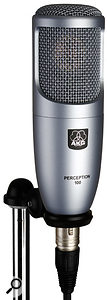 The AKG Perception 100 is cheaper than the 200 but doesn't have a pad or low-cut filter.