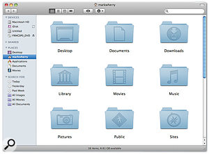 The Home folder on your Mac is unique for every user account on that Mac, and contains an all-important Library folder where applications will store user-specific applications and content.