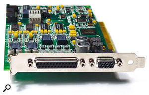 While USB and Firewire interfaces now seem to dominate the market, PCI soundcards such as the Lynx Two are capable of superb audio quality with very low latency at a competitive price.