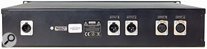 The unit features a large, locking connector for the cable from the included external universal power supply.