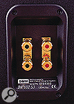 The DM602 S3 features gold-plated double terminals allowing bi-wired connections to be employed.