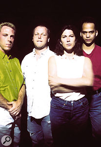 The Pixies: from left, David Lovering, Charles 'Black Francis' Thompson, Kim Deal and Joey Santiago.