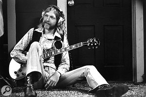 Duane Allman with his trademark groovy sideburns and 'tache.