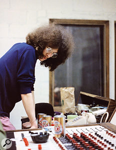 Noel Redding at the Record Plant during the Electric Ladyland sessions; the bass on 'All Along The Watchtower' was played by Hendrix himself. 