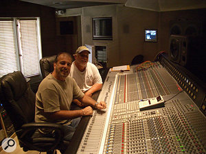 The Albert brothers today, at their Audio Vision Studios facility in Florida.