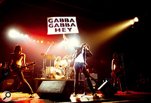 The Ramones. Left to right: Johnny, Marky, Joey and Dee Dee.