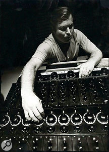 Roy Halee at the desk in Columbia, mid-'60s. They really don't make them like that any more.