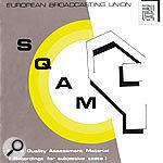 The European Broadcasting Union's SQAM (Sound Quality Assessment Material) CD is invaluable — and some of the audio from it can be downloaded in WAV format from the web site shown.