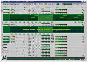 The Windows Multimedia Class Scheduler Service (MMCSS) is designed to give priority to multimedia applications, such as Giel Bremmers' MultitrackStudio (shown here), when requesting CPU resources. However, even when MMCSS is implemented correctly, aspects of technology such as Windows Vista's Aero still have higher priority for access to the CPU. 