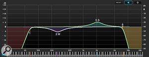 Clean up your reverb return? As described in the main text, M-S EQ can help you ‘place’ your reverb to keep it audible while decluttering the centre of the stereo field.