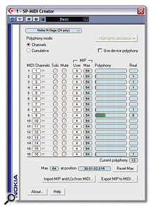 With Nokia's SP-MIDI Creator VST Instrument, you can use Cubase to make better ringtones for Nokia mobile phones. Imagine the creative possibilities...