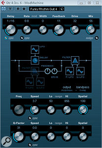 The ModMachine plug‑in can add some excellent delay‑based effects.