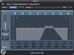 3. 'Telephone EQ' can be applied before or after the delay effect to differentiate the echo from the original vocal.