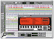 The version of Pro Tools LE bundled with Digi 002 has been upgraded to support 32 audio tracks, and also includes an impressive plug-in package — shown is IK's Sampletank SE software sound module.