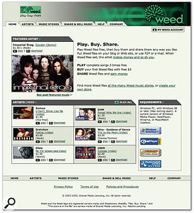 The Shared Media Licensing web site, home of the Weedshare concept, and (above) its co-founder John Leighton Beezer.