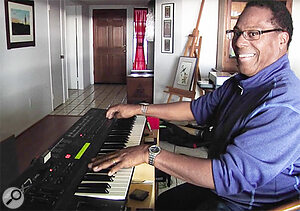 Don at home with his DX7