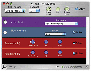 Granted Software's Rax, a stand-alone AU host application that you can use with DP4.