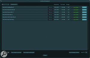 Screen 2: Offline loudness measurements can be carried out on 5.1 or stereo mixes.