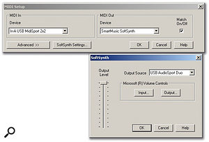 Basic MIDI Setup and soft synth settings — very simple, but very useful in practice.