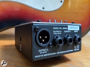 Fryette Valvulator rear panel connections