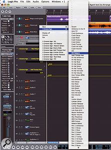 Activating automation on a track containing Groove Agent 2 brings up all of the instrument's parameters ready for automation.