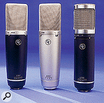 The Groove Tubes GT67 valve and GT55 FET mics.