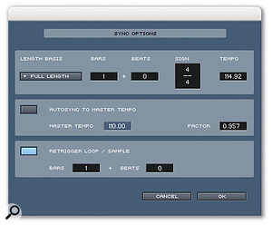 If you tell Intakt the length of your loop in bars and beats, it will calculate the tempo.