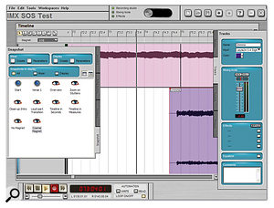 Snapshots function rather like screen sets in Cubase, allowing you to store and recall particular window layouts.