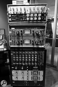 Much of George Seara’s mixing work on ‘Treat You Better’ was carried out using outboard, including (from top): Lynx Hilo, Avalon AD2055 EQ, Empirical Labs Distressor and Retro 176 compressors (x2 each), Neve channel strips and UA 1176 compressors (x3). 