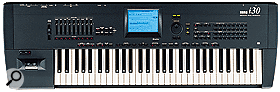 The i30 was a serious home keyboard, featuring an 18MB AI2 sample-based sound engine, a touchscreen and an optional hard drive.