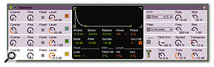 A demo version of the Operator synth is included with Live 5.