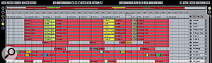 You can see here how each take is automatically named by combining the track name with the number of the take and channel. The automatic colour assignment also helps to identify the take the material has come from. 