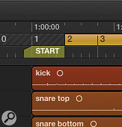 Regardless of locator positions, a well-placed marker ensures playback from the beginning of your track.