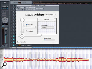 Although it's possible to use Celemony's powerful Melodyne software to process Logic's audio tracks in real time, this feat is achieved by exporting audio to Melodyne via the special Melodyne Bridge plug-in, so Melodyne isn't really integrated into the sequencer directly.