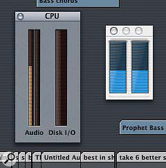 The Logic and System CPU monitors — spot the difference!