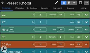 MORTRIX MIDI foot-switch controller interface