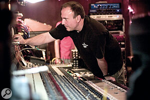 Producer/engineer Joe Barresi uses pedals as part of his mixing process.