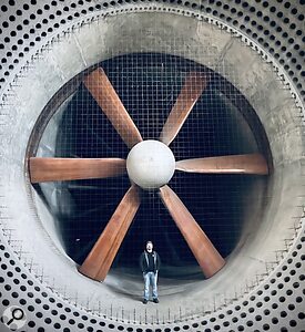 MODCAF Test Chamber wind tunnel fan