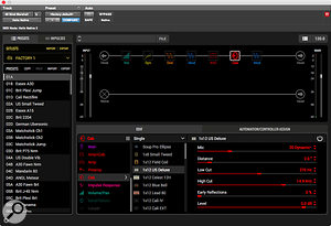 The raw lead guitar sound was brutally harsh and quite variable from one moment to the next. Oeksound's invaluable Soothe plug-in helped save the day, along with a cabinet emulation in Line 6's Helix Native.