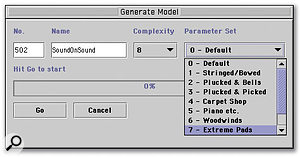 Selecting a Complexity and Parameter Set for the model.