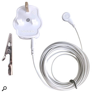 Some studio systems based around a laptop and external PSUs may need to be separately grounded — something that’s easily and affordably done with an earth‑bonding plug.