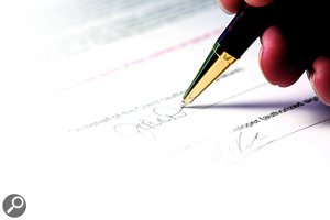 Off The Record pen signature image.