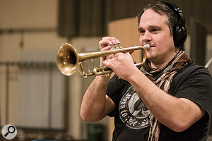 One of BBR’s three trumpet players.