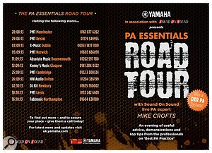 Yamaha and SOS PA Essentials Road Tour
