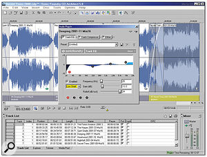 Dedicated pre-mastering and CD-burning applications like CD Architect 5.0 let you apply a different complex chain of plug-ins to each successive track, with the plug-ins only consuming CPU while that track is playing.