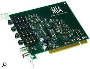 Some audio interface manufacturers, including Lynx and Echo, still offer Windows 98 drivers on their web site for older products such as the Lynx One and Mia shown here, but others don't, so always check driver availability before choosing an audio interface for an older PC.