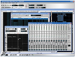 You can still buy MIDI-only software for the PC, such as Voyetra's Record Producer MIDI (shown here) which only requires a Pentium II 233MHz processor and 64MB of RAM when running under Windows 98SE.