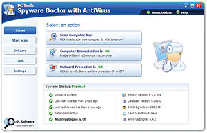 Why run separate spyware and anti-virus utilities on your PC for Internet protection, when you can run Spyware Doctor with Antivirus 5.5 as a single task, and potentially reduce operating system overheads?