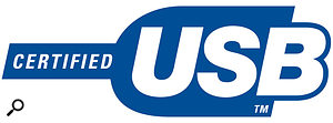 Confused about the true speed of your USB peripherals? True Hi-speed devices requiring more than the 12 Megabits-per-second data-transfer rate should display the red flash, while those happy with less bandwidth will display the simpler blue logo.