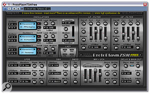 The Protoplasm TSM synth from designer HG Fortune should excite any Wavestation-loving musician with a PC.